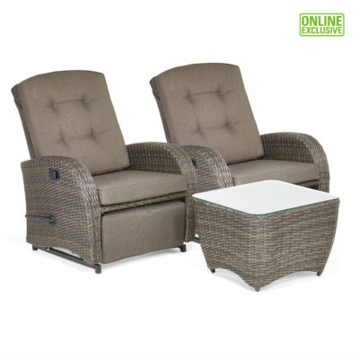 Bellevue 2-Seater Rattan Garden Furniture Set